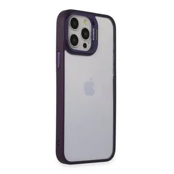 Joko  İphone 14 Pro Kılıf Roblox Lens Standlı Kapak - Mor