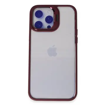 Joko  İphone 14 Pro Kılıf Roblox Lens Standlı Kapak - Bordo