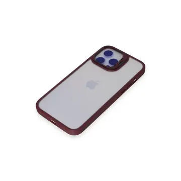Joko  İphone 14 Pro Kılıf Roblox Lens Standlı Kapak - Bordo