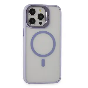 Joko  İphone 15 Pro Kılıf Roblox Lens Magsafe Standlı Kapak - Lila