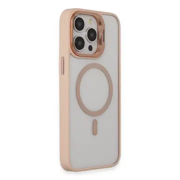 Joko  İphone 15 Pro Max Kılıf Roblox Lens Magsafe Standlı Kapak - Pudra