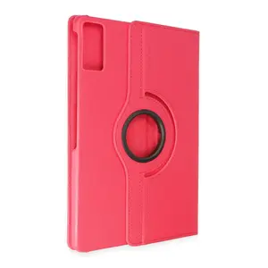 Huawei Honor Pad 10 12.1 Kılıf 360 Tablet Deri Kılıf - Pembe
