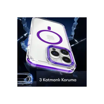Joko  İphone 15 Pro Max Bella Magsafe Kapak - Siyah