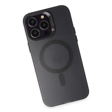 Joko  İphone 15 Pro Max Kılıf Mateks Magsafe Kapak - Siyah
