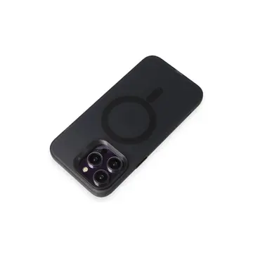 Joko  İphone 15 Pro Max Kılıf Mateks Magsafe Kapak - Siyah