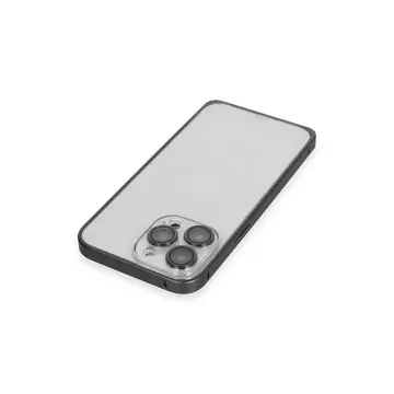 Joko  İphone 15 Pro Metal Bumper Mat Kapak - Siyah