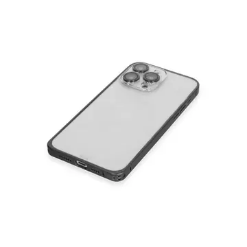 Joko  İphone 15 Pro Metal Bumper Mat Kapak - Siyah