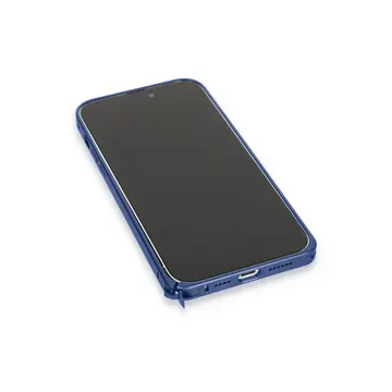 Joko  İphone 15 Pro Max Metal Bumper Mat Kapak - Lacivert