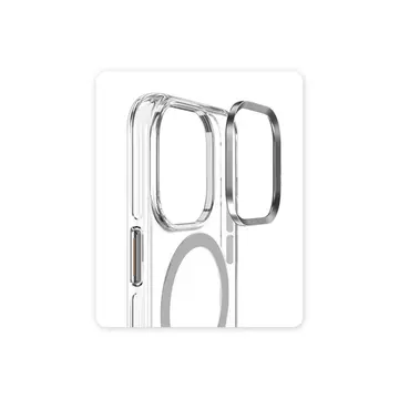 Joko  İphone 15 Pro Kılıf Crystal Magsafe Kapak - Şeffaf