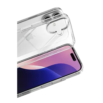 İphone 17 Lüx Şeffaf Silikon - Şeffaf