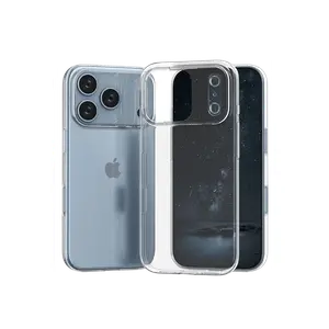İphone 17 Pro Lüx Şeffaf Silikon - Şeffaf