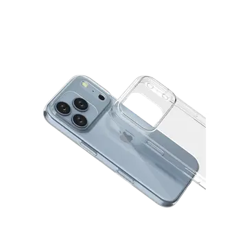 İphone 17 Pro Lüx Şeffaf Silikon - Şeffaf