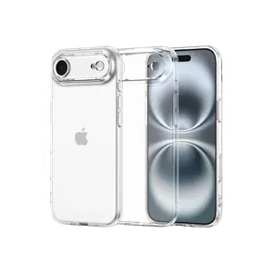 İphone 17 Air Lüx Şeffaf Silikon - Şeffaf