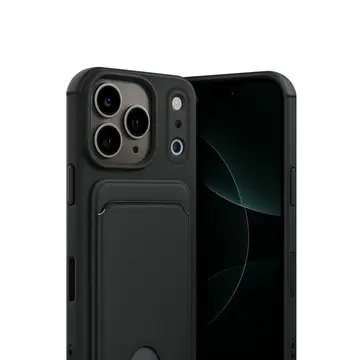 İphone 17 Pro Kelvin Kartvizitli Silikon - Siyah