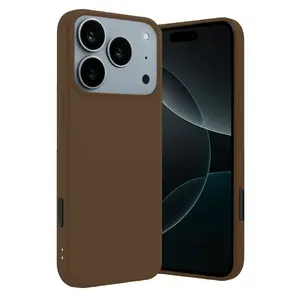 İphone 17 Pro Max First Silikon - Kahverengi