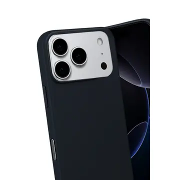 İphone 17 Pro Nano İçi Kadife Silikon - Siyah