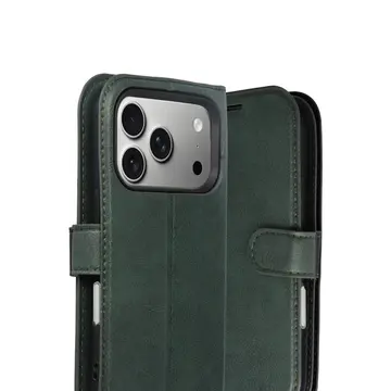 İphone 17 Pro Trend S Plus Kapaklı Kılıf - Yeşil