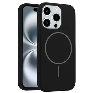 Joko  İphone 15 Pro Max Kılıf Jully Magsafe Kapak - Siyah