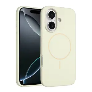 Joko  İphone 16 Kılıf Jully Magsafe Kapak - Bej