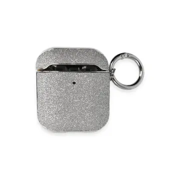 Airpods 2 (2.nesil) Spell Simli Kılıf - Gümüş