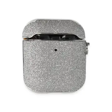 Airpods 2 (2.nesil) Spell Simli Kılıf - Gümüş