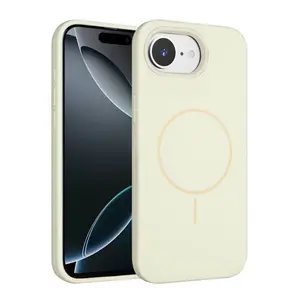 Joko  İphone 16e Kılıf Jully Magsafe Kapak - Bej