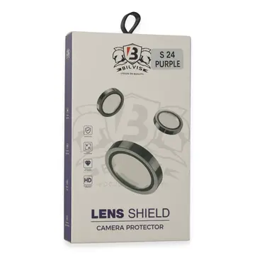 Samsung Galaxy S24 Bilvis Titan Kamera Lens - Derin Mor