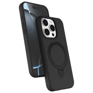 İphone 14 Pro Max Regal Magsafe Standlı Kapak - Siyah