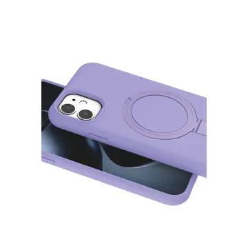 İphone 11 Regal Magsafe Standlı Kapak - Lila