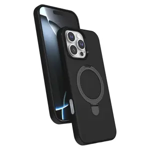 İphone 16 Pro Max Regal Magsafe Standlı Kapak - Siyah