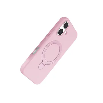 İphone 16 Plus Regal Magsafe Standlı Kapak - Açık Pembe