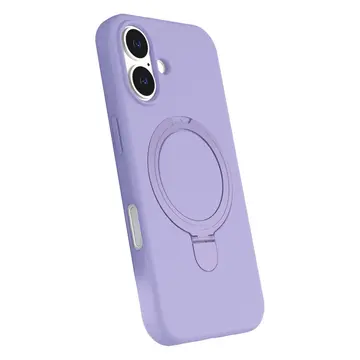 İphone 16 Plus Regal Magsafe Standlı Kapak - Lila