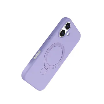 İphone 16 Plus Regal Magsafe Standlı Kapak - Lila