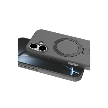 İphone 16 Plus Regal Magsafe Standlı Kapak - Titan Gri