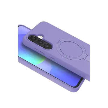 Samsung Galaxy A26 Regal Magsafe Standlı Kapak - Lila