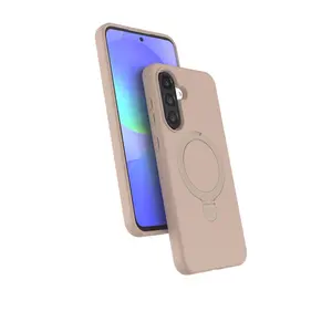 Samsung Galaxy A26 Regal Magsafe Standlı Kapak - Çöl Titanyum