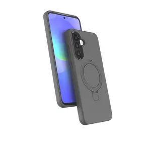 Samsung Galaxy A36 Regal Magsafe Standlı Kapak - Titan Gri
