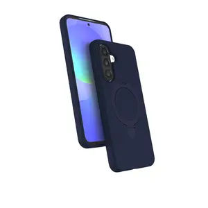 Samsung Galaxy A56 Regal Magsafe Standlı Kapak - Lacivert