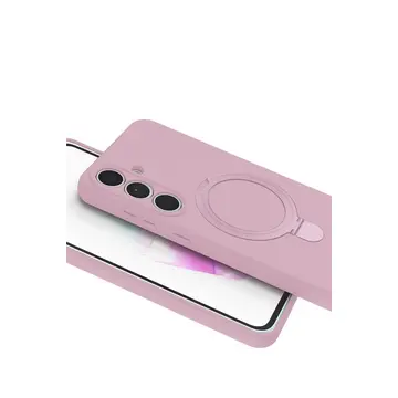Samsung Galaxy S25 Fe Regal Magsafe Standlı Kapak - Açık Pembe