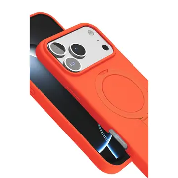 İphone 17 Pro Regal Magsafe Standlı Kapak - Turuncu