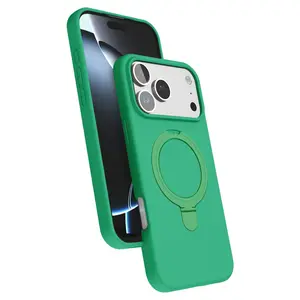 İphone 17 Pro Regal Magsafe Standlı Kapak - Yeşil