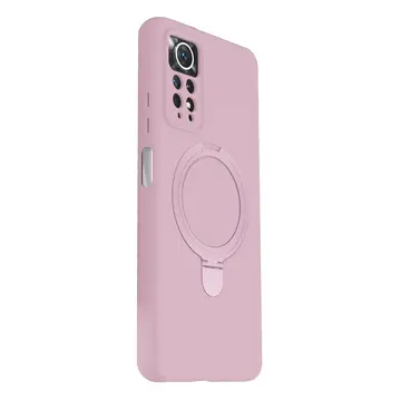 Xiaomi Redmi Note 12 Pro 4g Regal Magsafe Standlı Kapak - Açık Pembe
