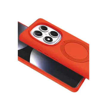 Xiaomi Redmi Note 14 Pro 4g Regal Magsafe Standlı Kapak - Turuncu