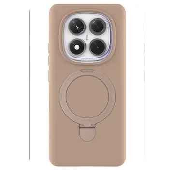 Xiaomi Redmi Note 14 Pro 4g Regal Magsafe Standlı Kapak - Çöl Titanyum