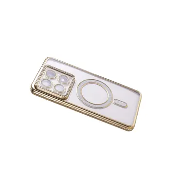 Xiaomi Mi 14t Pro Joke Simli Magneticsafe Kılıf - Gold