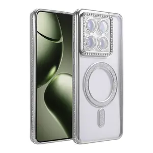 Xiaomi Mi 14t Pro Joke Simli Magneticsafe Kılıf - Gümüş