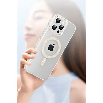 Joko  İphone 14 Pro Max Move Taşlı Magsafe Kapak - Siyah