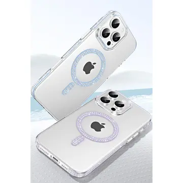 Joko  İphone 14 Pro Max Move Taşlı Magsafe Kapak - Natural Grey