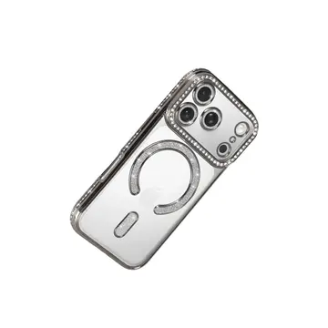 İphone 17 Pro Max Joke Simli Magneticsafe Kılıf - Gümüş