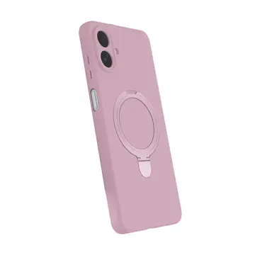 Samsung Galaxy A07 4g Regal Magsafe Standlı Kapak - Açık Pembe